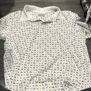 Sunice White Golf Polo